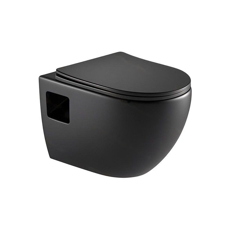 LT-WHT471-M-BL black wall-hung-toilets