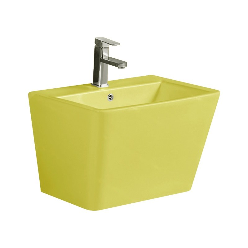 LT-503-M-Y gold wall-hung-basins