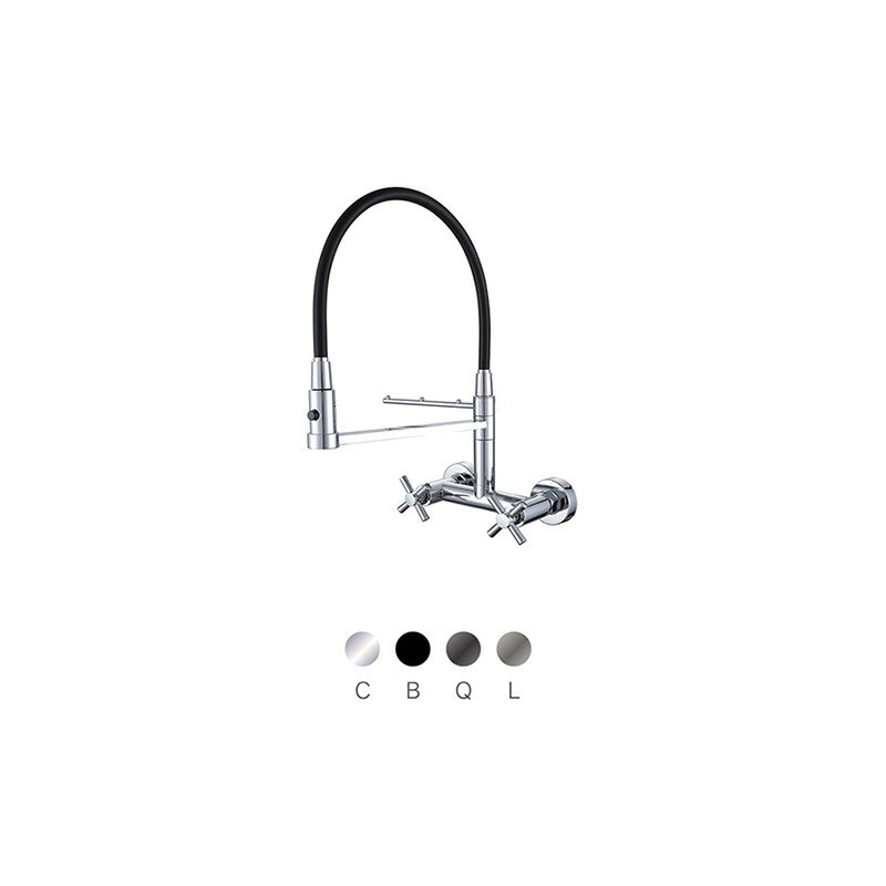 LT-10028-BRA-TCCLSSCLRLT kitchen faucet, kitchen mixer tap, sink faucet