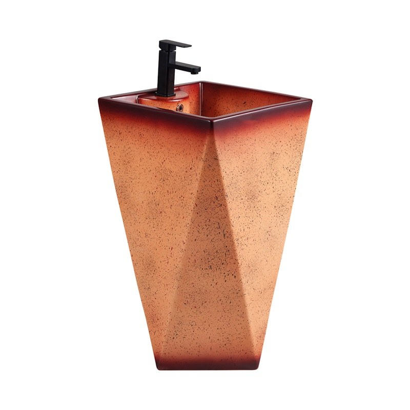 LT-307-RS-CT-14 colored pedestal-basins