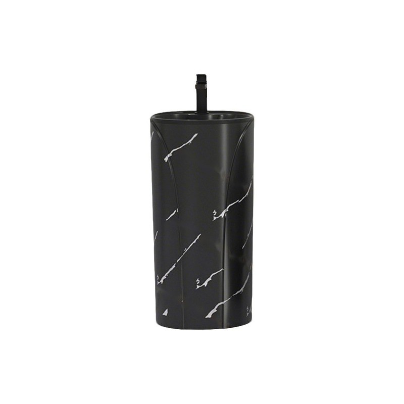 LT-384-DP-BL black pedestal-basins