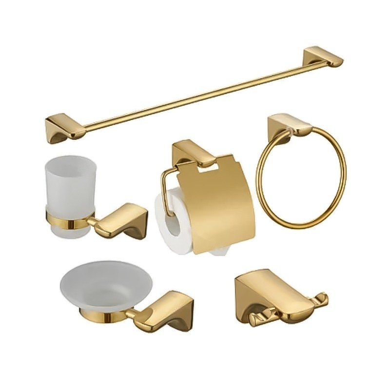 LT-ZS7600-6B-G bathroom hardware set, towel bar, bath accessory