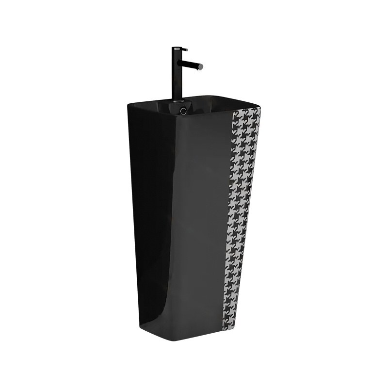LT-320-CG-BL1 black pedestal-basins