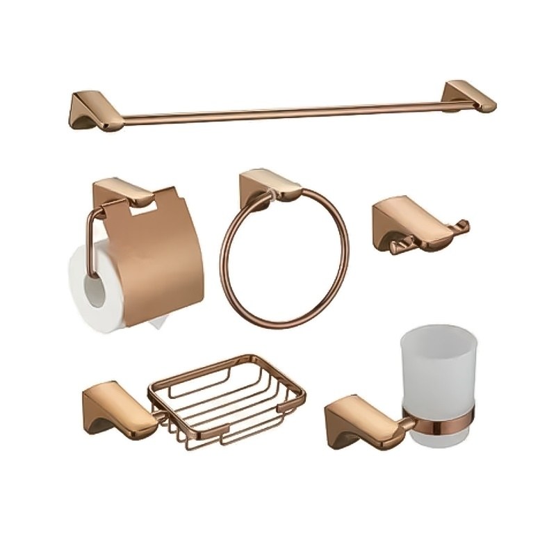 LT-ZS7600-6A-R bathroom hardware set, towel bar, bath accessory