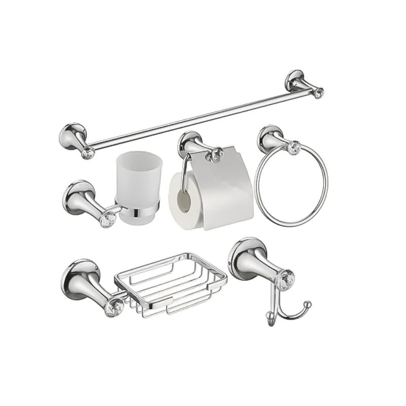 LT-ZS7500-6A-C bathroom hardware set, towel bar, bath accessory