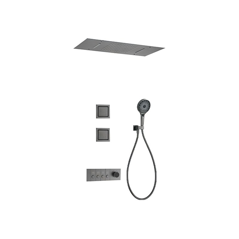 LT-10028-BRA-AZLYHS shower set, shower system, complete shower kit