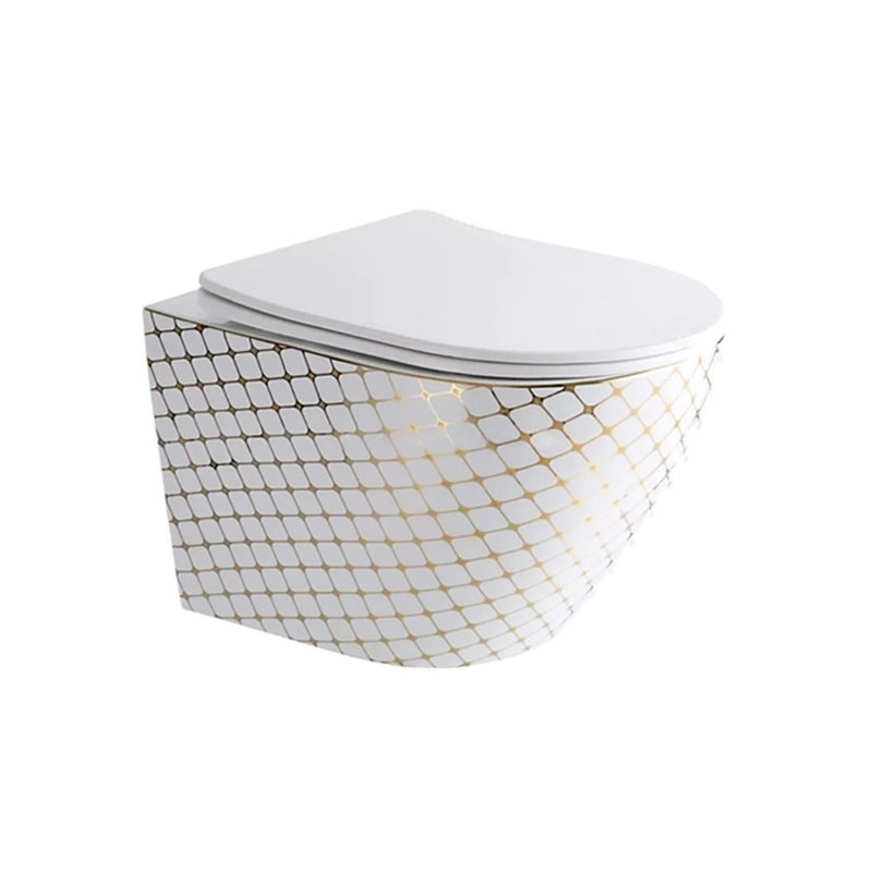 LT-401WA-GID-WG4 patterned wall-hung-toilets