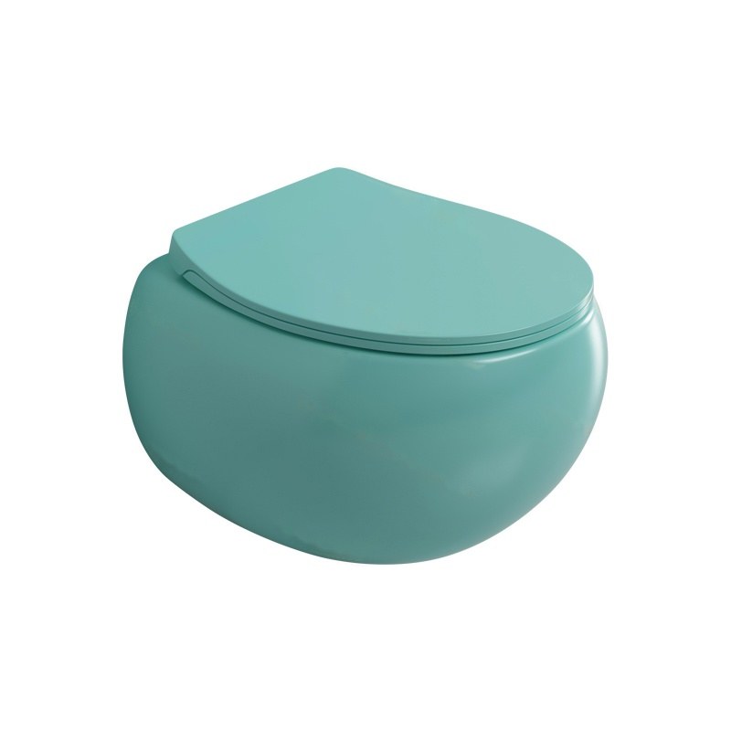 LT-WHT4027-M-CY colored wall-hung-toilets