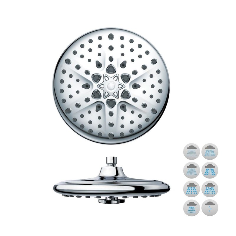 LT-10190-PLA-DP overhead shower, rain shower head, ceiling shower