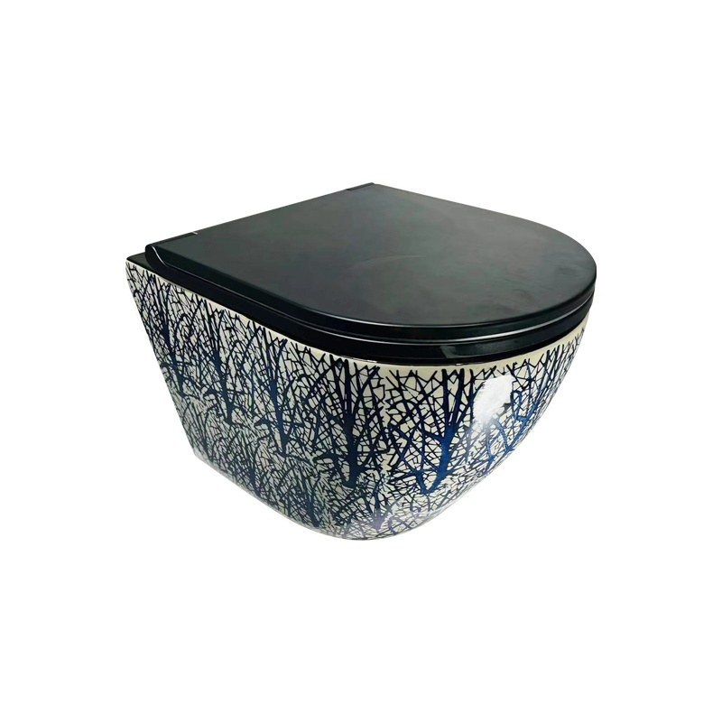 LT-450W-DC-BL4 black wall-hung-toilets