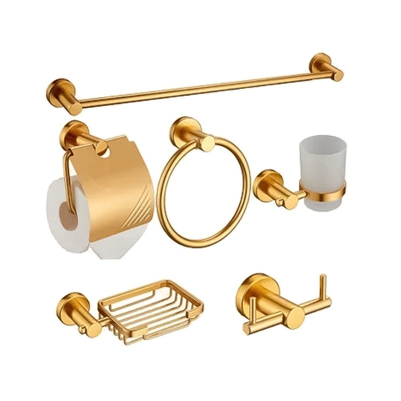 LT-AL8000-6A-G bathroom hardware set, towel bar, bath accessory