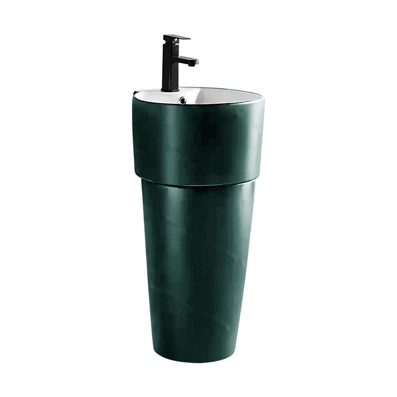 LT-302-M-BGW colored pedestal-basins
