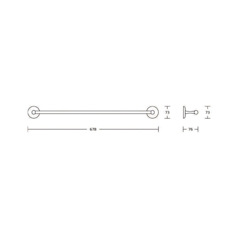LT-ZA4300STB bathroom hardware set, towel bar, bath accessory