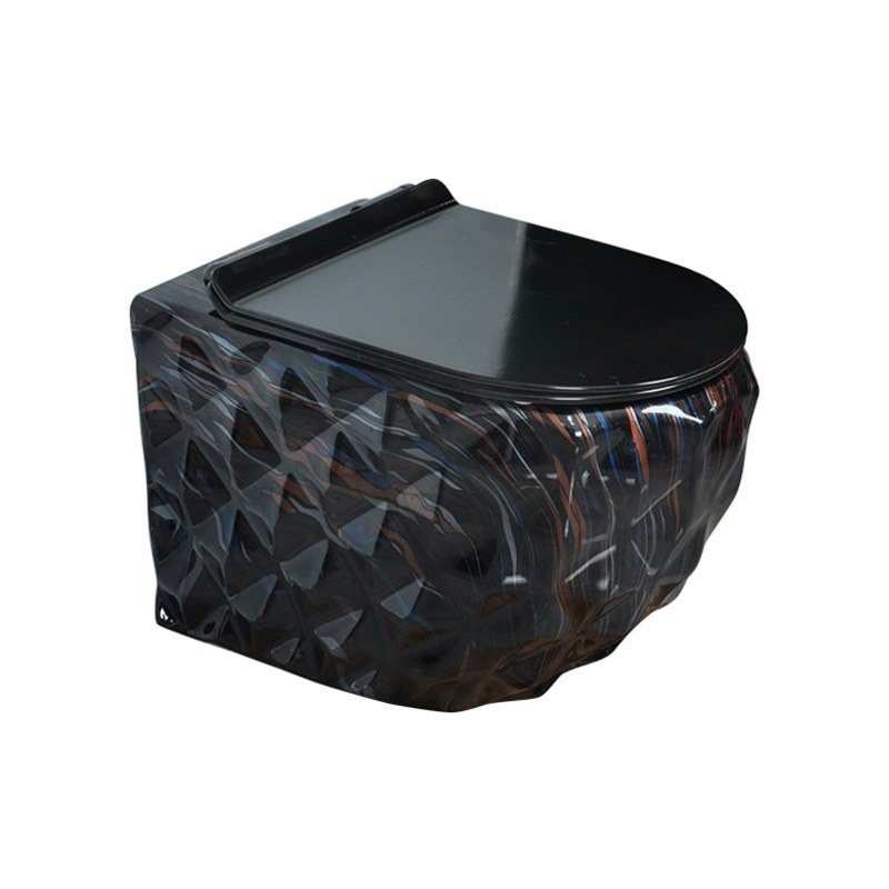 LT-WHT4020-DP-CT4 black wall-hung-toilets