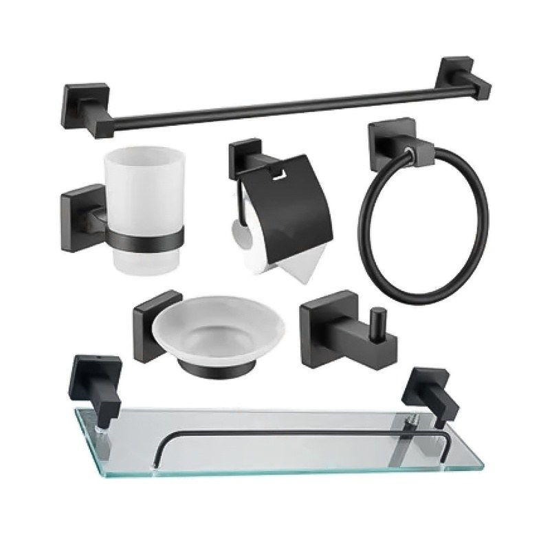 LT-ZS8400-7B-B bathroom hardware set, towel bar, bath accessory
