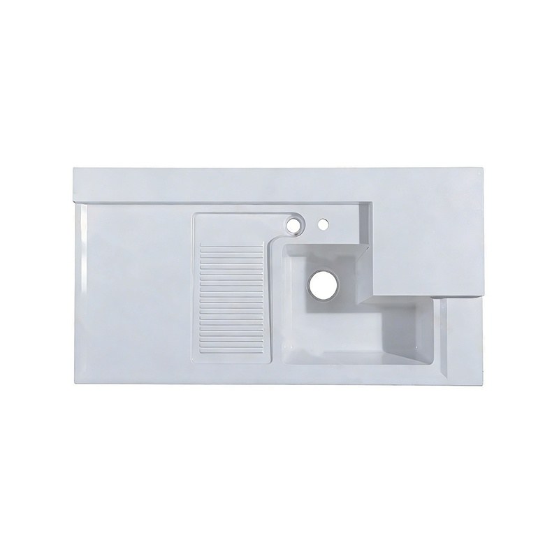 LT-7216 white countertop-basins