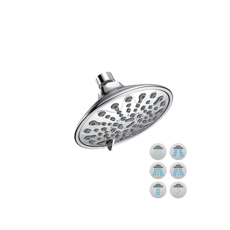 LT-10104-PLA-DP overhead shower, rain shower head, ceiling shower