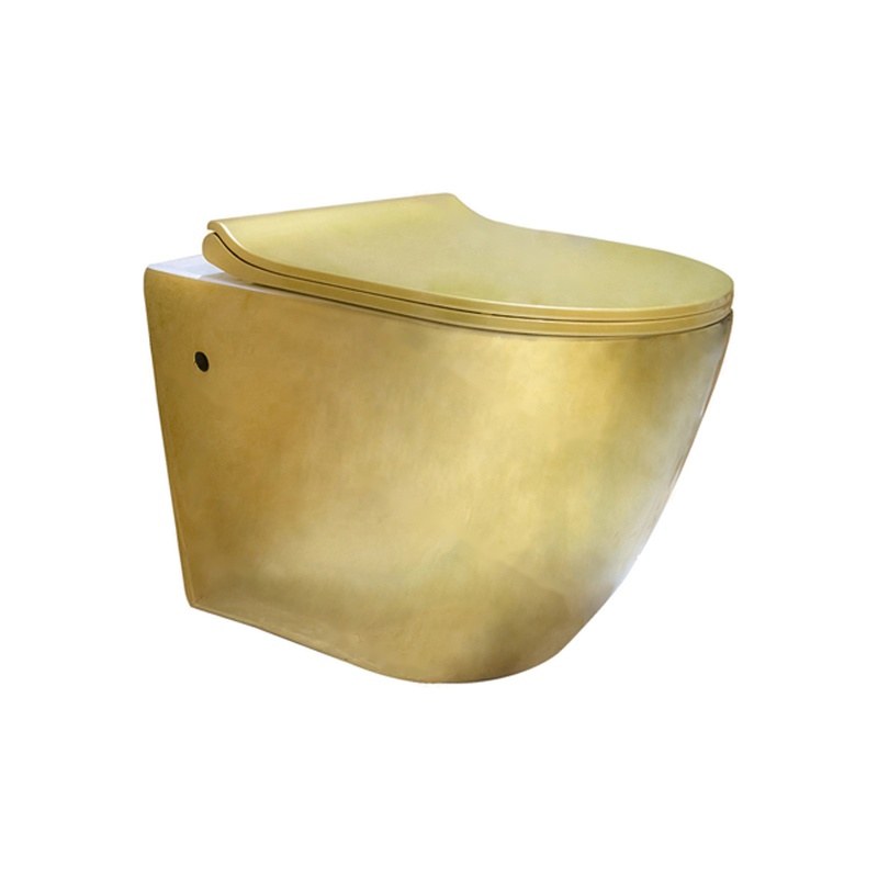 LT-417W-M-PGW gold wall-hung-toilets