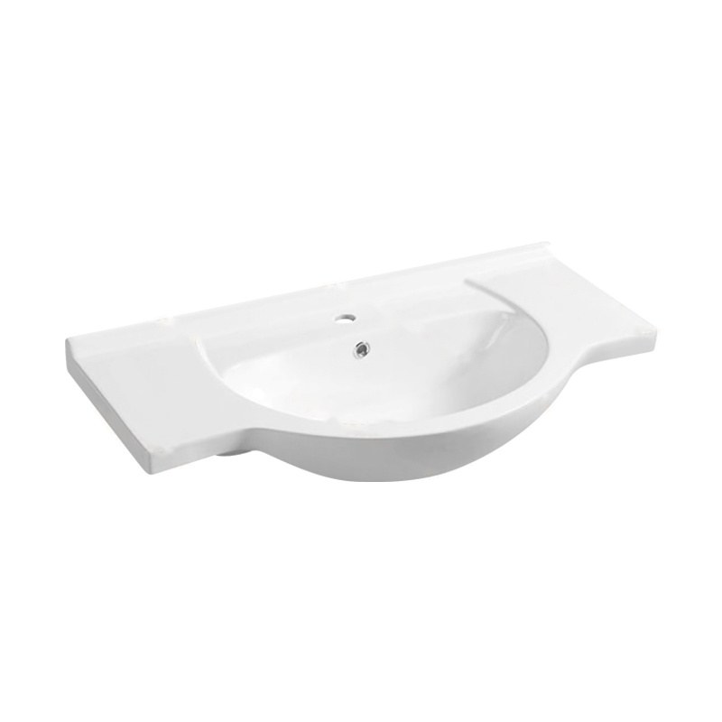 LT-754 white countertop-basins