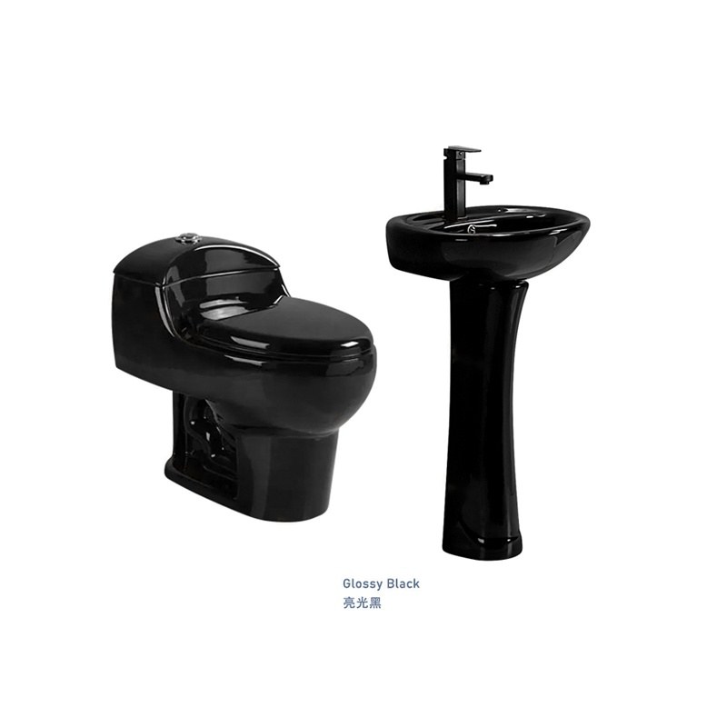 LT-1079-CG-BL----LT-322P-CG-BL white two-piece-toilet-suites