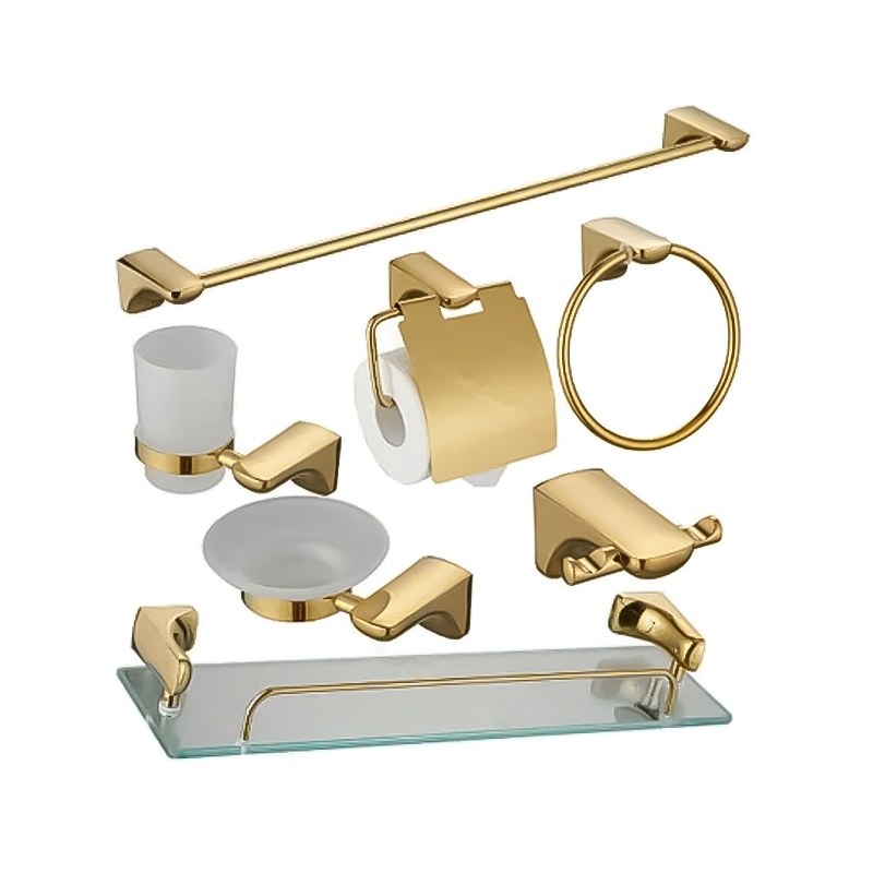 LT-ZS7600-7B-G bathroom hardware set, towel bar, bath accessory