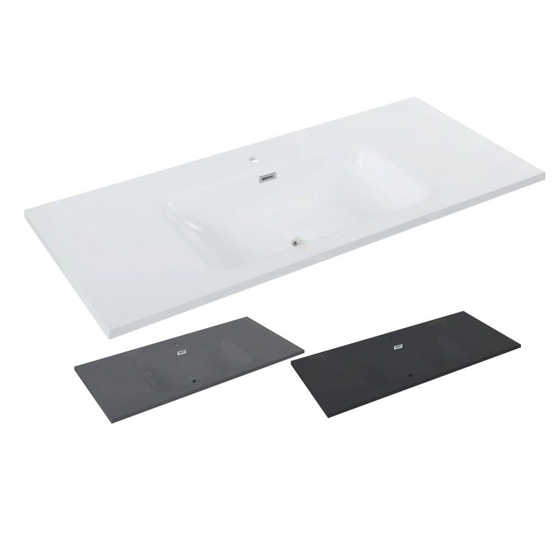 LT-781 white countertop-basins
