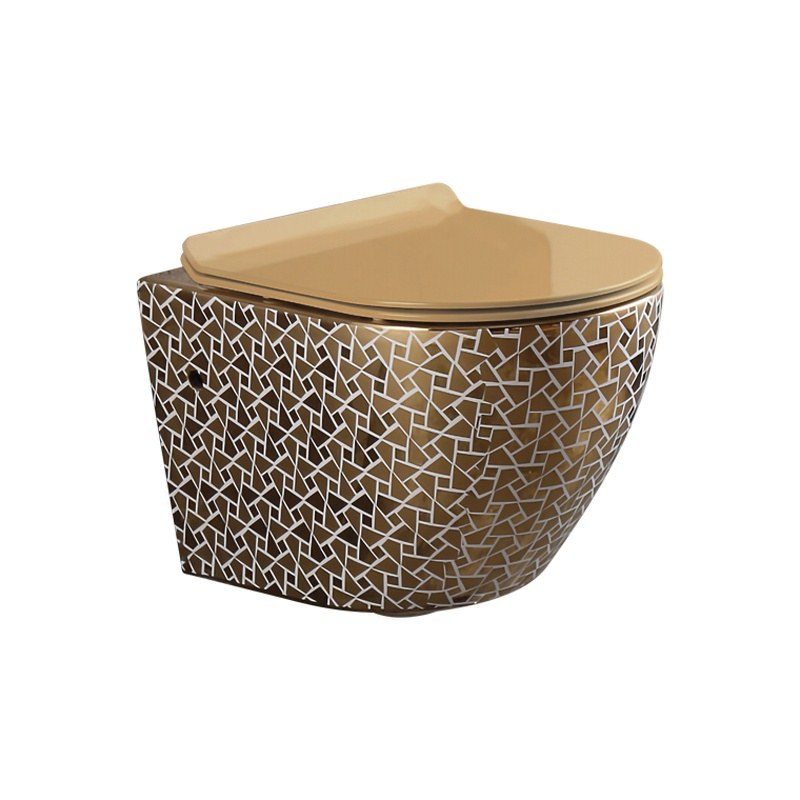 LT-401WA-GID-G1 gold wall-hung-toilets