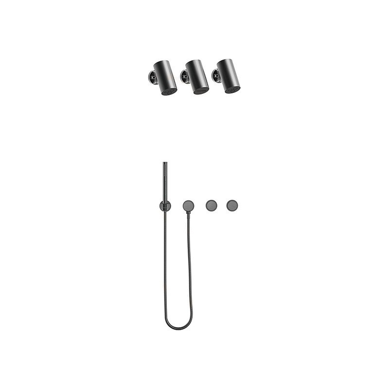 LT-10053-BRA-AZLYHS shower set, shower system, complete shower kit