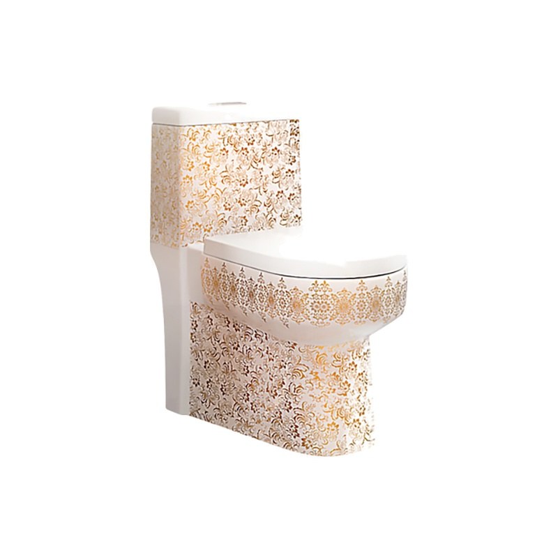 LT-1044-GID-G2 patterned one-piece-toilets