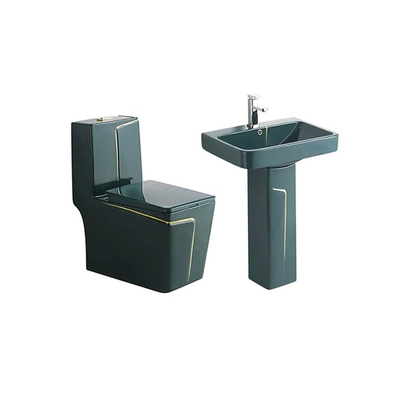 LT-1109-CG-BGGL----LT-354P-CG-G white two-piece-toilet-suites