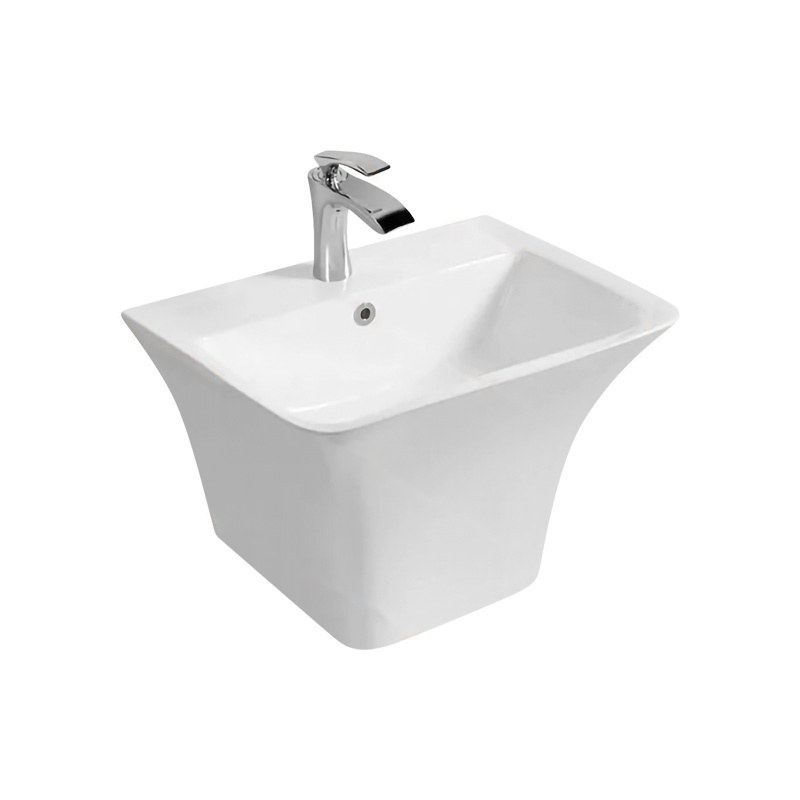 LT-5164-M-W white wall-hung-basins