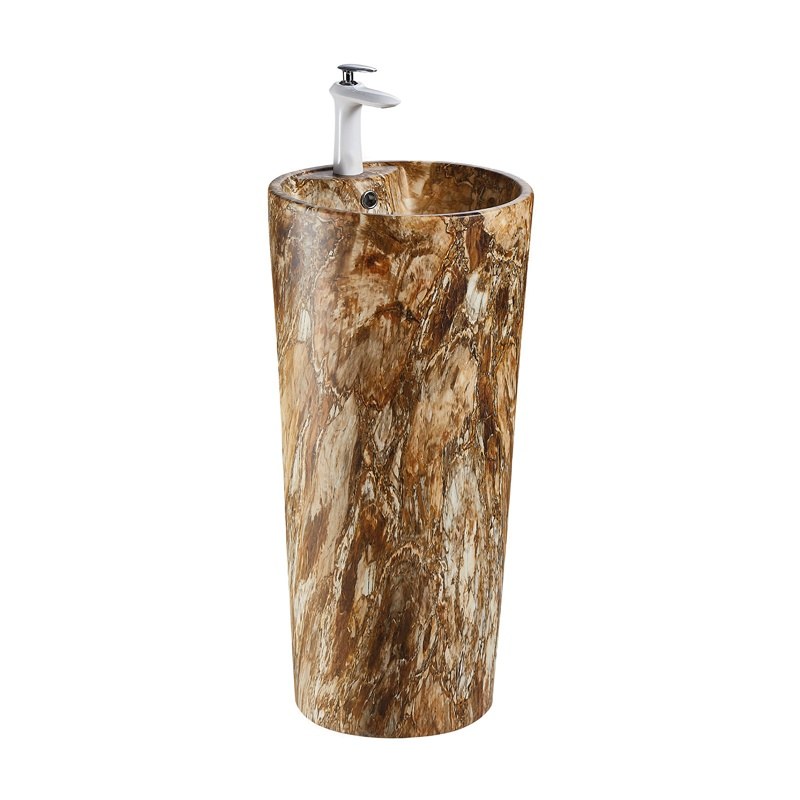 LT-321-DP-CT-165 patterned pedestal-basins