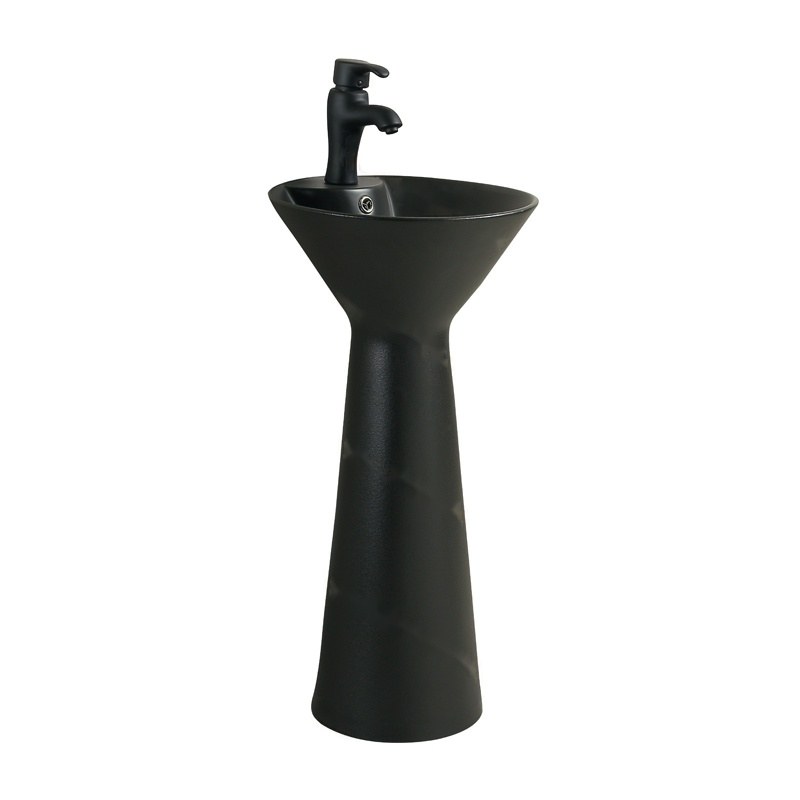 LT-333-FG-BL black pedestal-basins