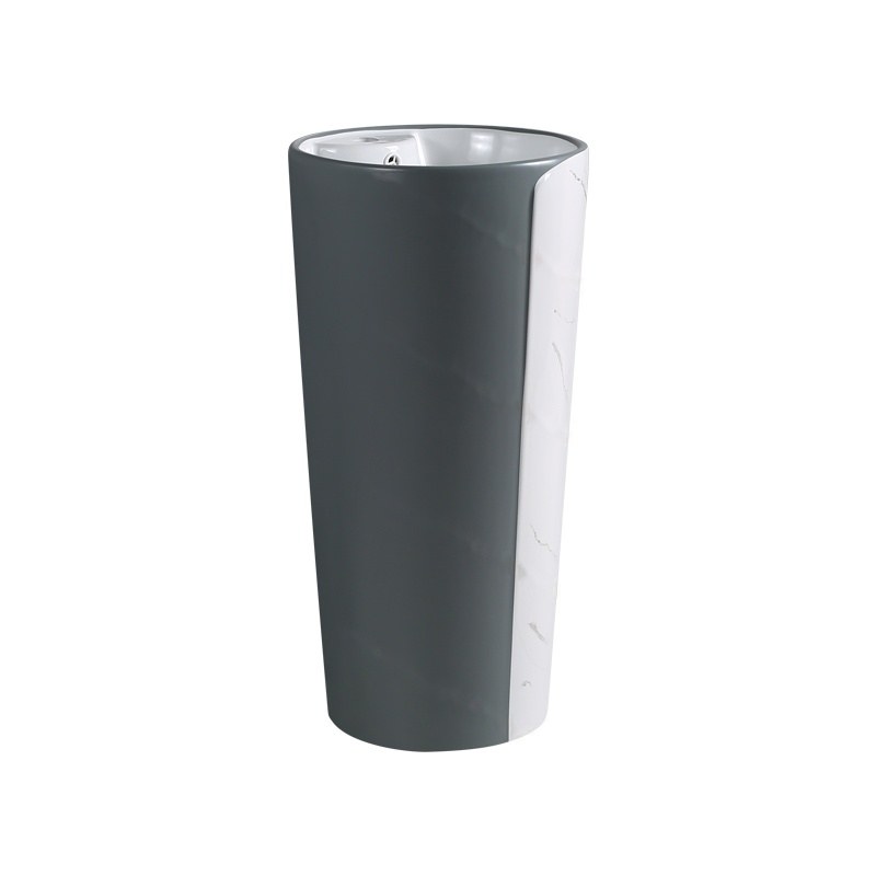 LT-327-DP-M-WLG1 black pedestal-basins