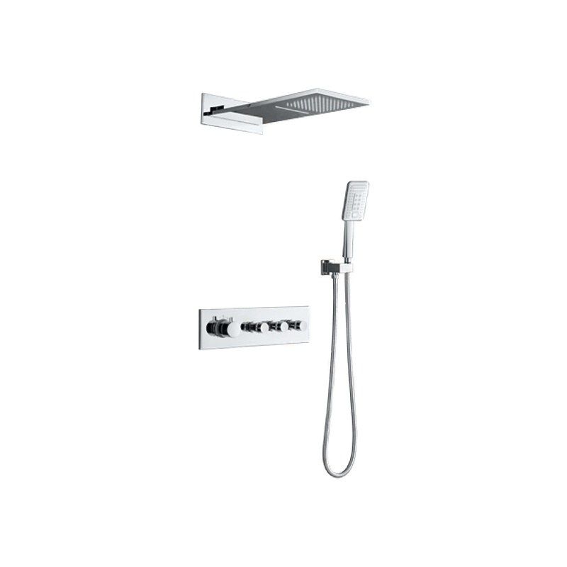 LT-10102-BRA-AZLYHS shower set, shower system, complete shower kit