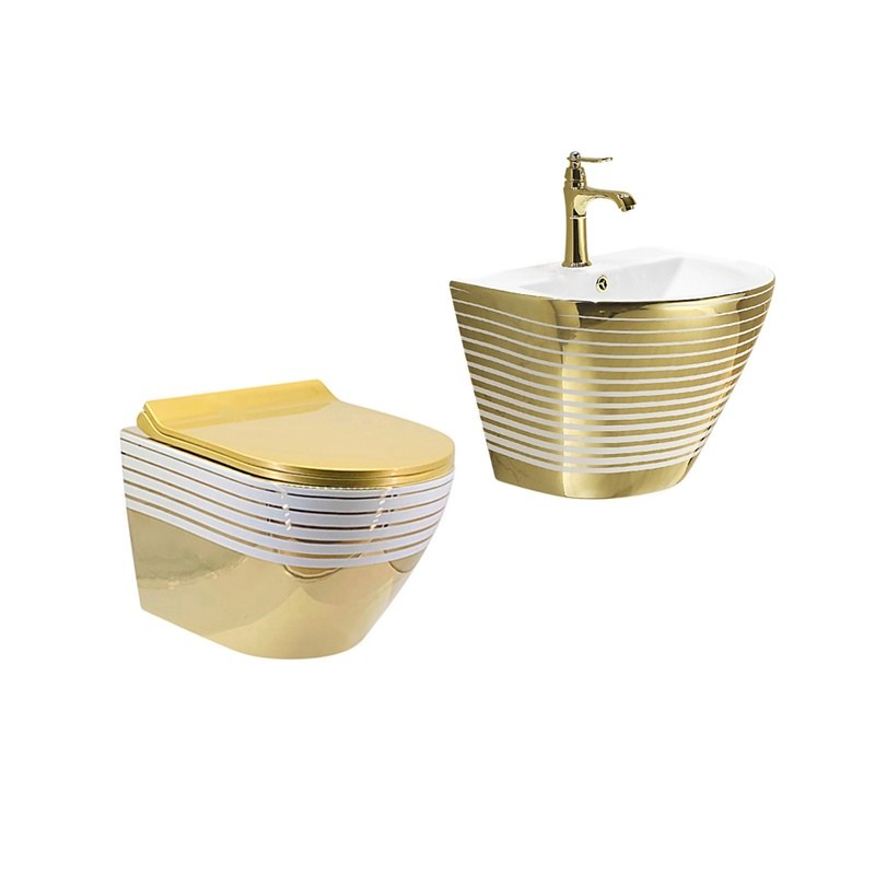 LT-450W-GI-GW2------LT-501-GID-GW white wall-hung-toilet-suites