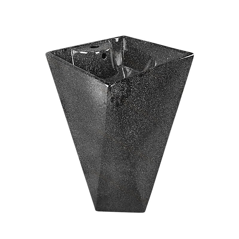 LT-307-CDG-BL black pedestal-basins