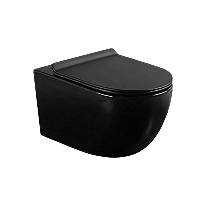 LT-WHT473-CG-BL black wall-hung-toilets