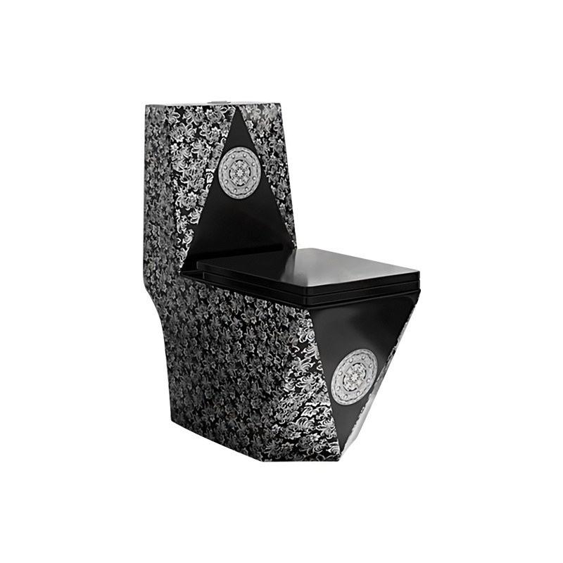 LT-1107-GID-SBL black one-piece-toilets