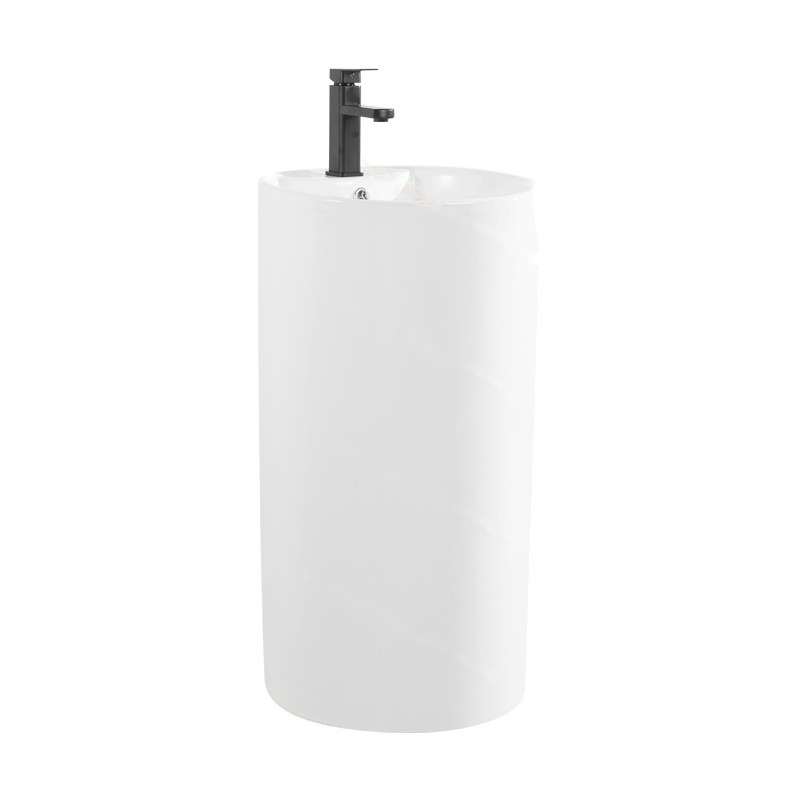 LT-306 white pedestal-basins