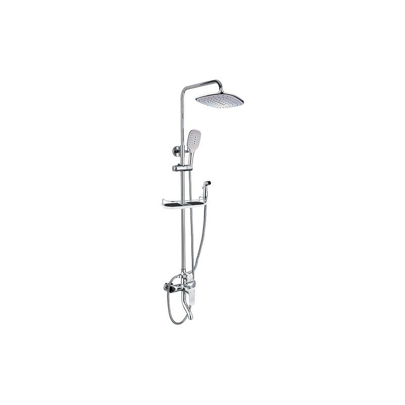 LT-10226-BRA-YTLYHS shower set, shower system, complete shower kit