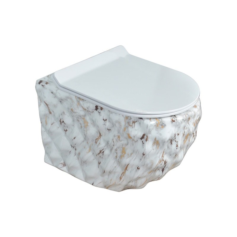 LT-WHT4020-DP-CT11 patterned wall-hung-toilets