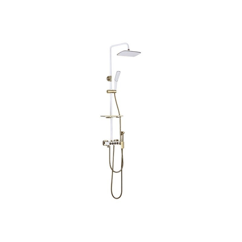 LT-10276-BRA-YTLYHS shower set, shower system, complete shower kit
