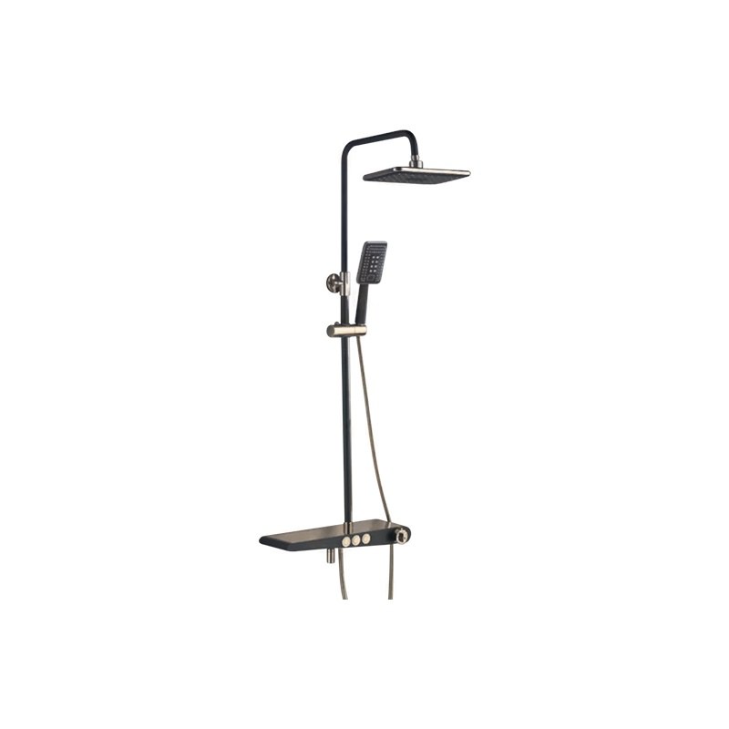 LT-10394-BRA-YTLYHS shower set, shower system, complete shower kit