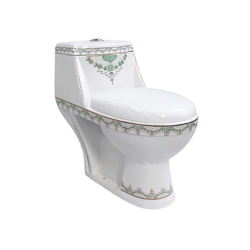 LT-1021-CT-5 patterned one-piece-toilets
