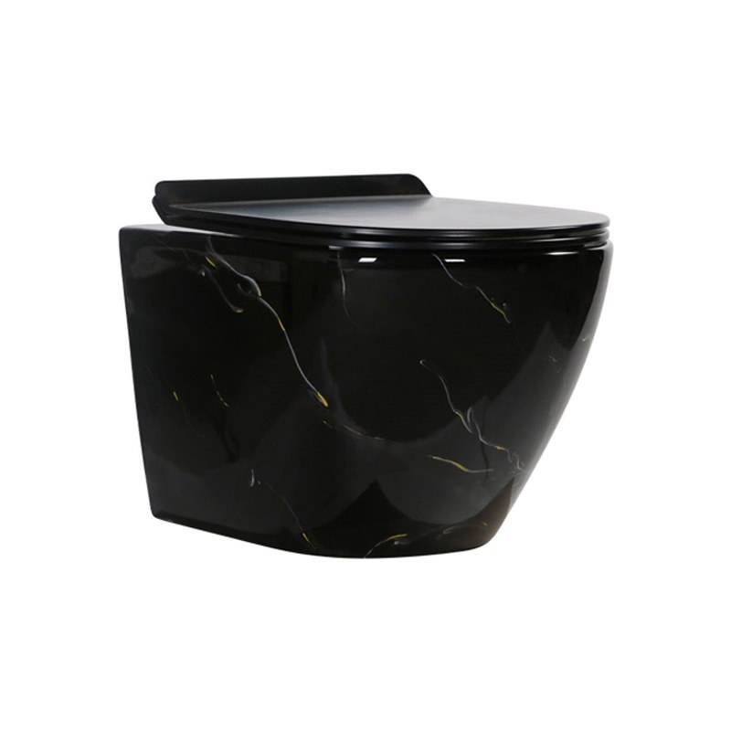 LT-450W-DP-BL1 black wall-hung-toilets