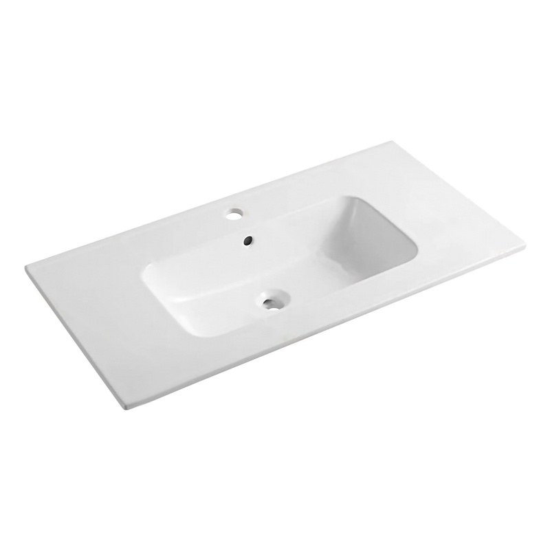 LT-702B-90 white countertop-basins