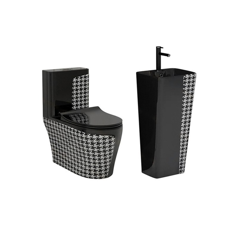 LT-1121-CG-BL1----LT-320-CG-BL1 white two-piece-toilet-suites