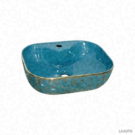 LT-6529-GID-GDBU4 colored art-basins