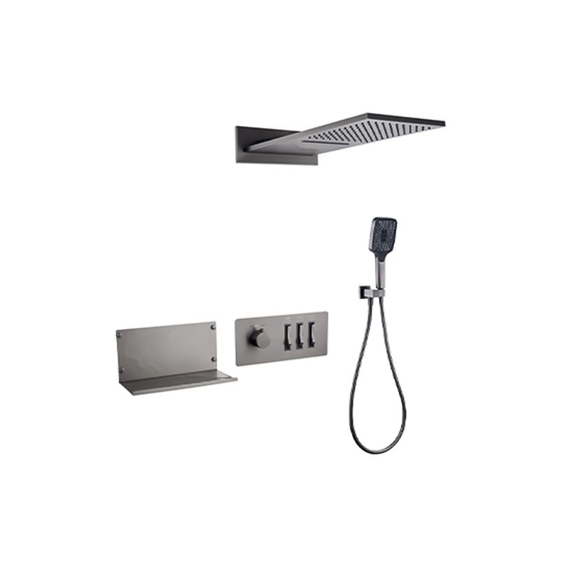 LT-10081-BRA-AZLYHS shower set, shower system, complete shower kit